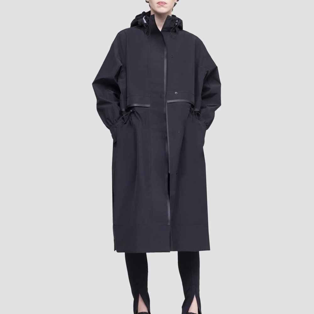 3.1 Philip Lim Essential Hooded Parka Rain Trench Coat